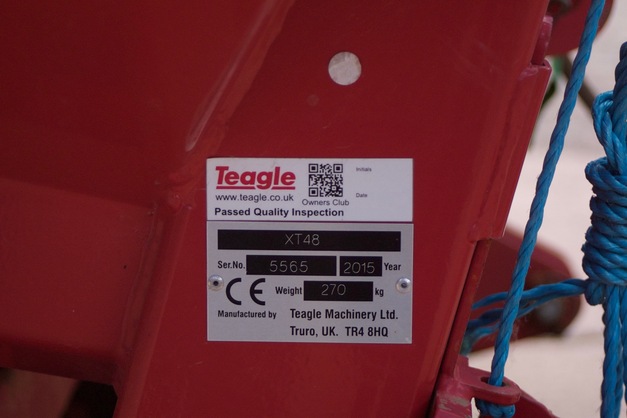 For Sale Teagle XT48 Fertiliser Spreader – Used