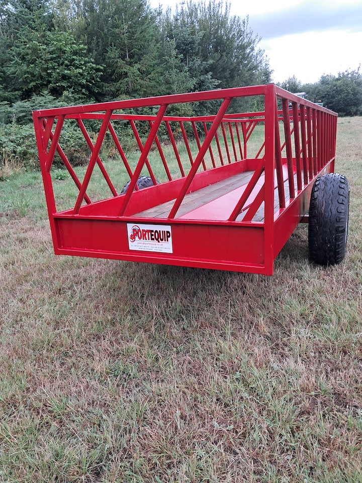 NEW Portequip 16ft x 4ft 6” sheep feed trailer